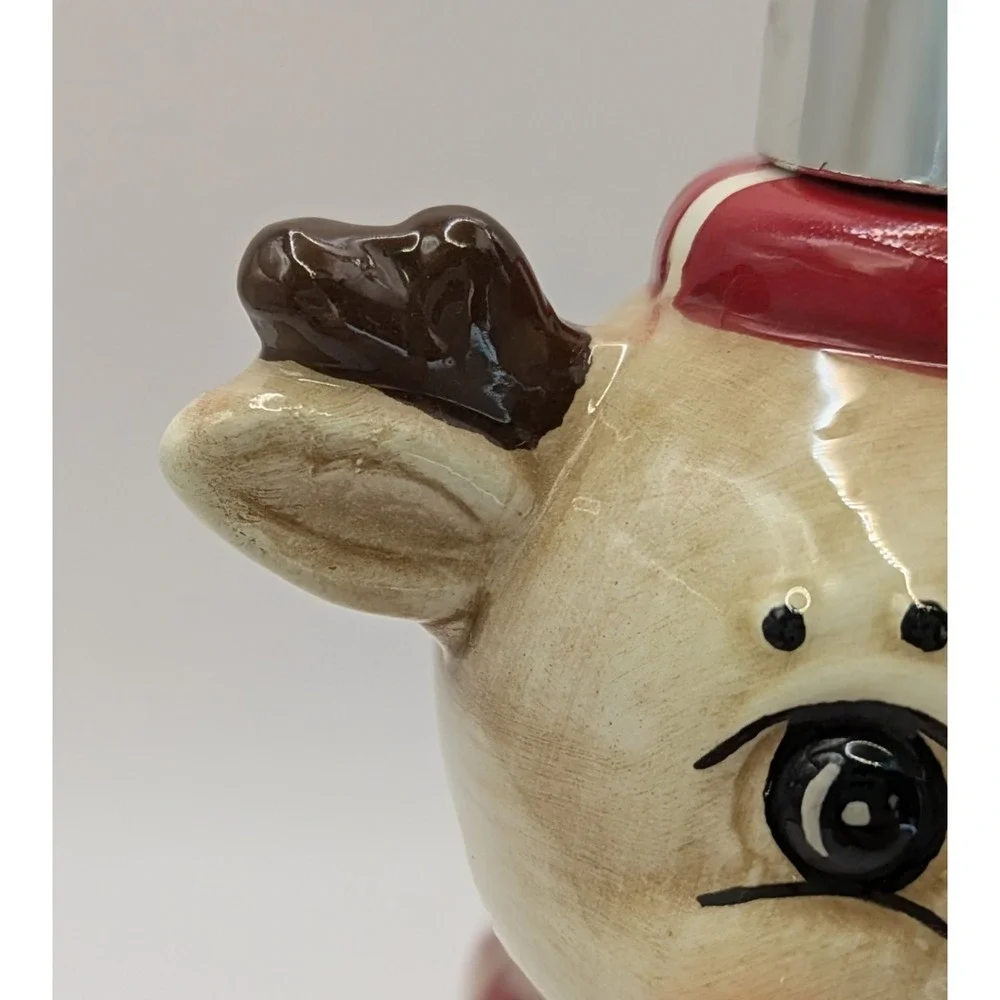 Johanna Parker Christmas Reindeer Soap Dispenser Rudolph Kitchen Bathroom Decor